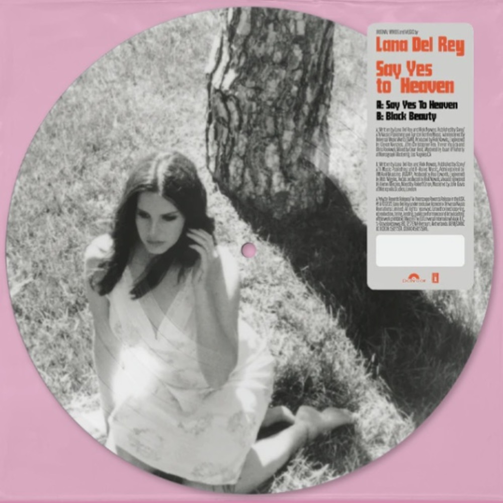 LANA DEL REY LIMITED EDITION SAY YES TO HEAVEN 7" SINGLE PICTURE DISC